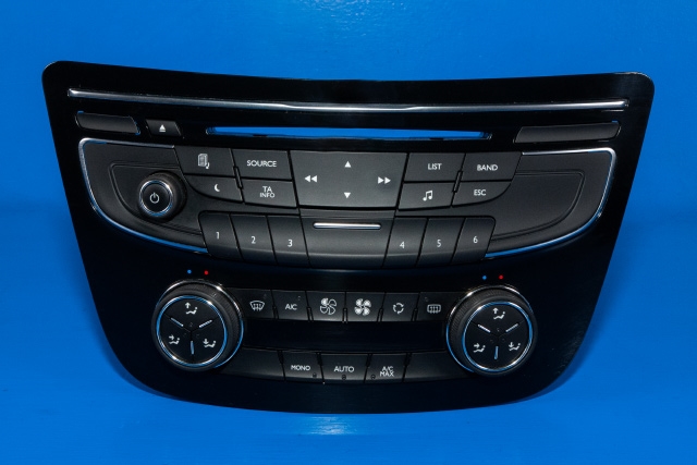 Varmeapparat betjening til Peugeot 508, 2011-2014 (Type I, Fase 1) (PEUGEOT|96 656643 XZ)