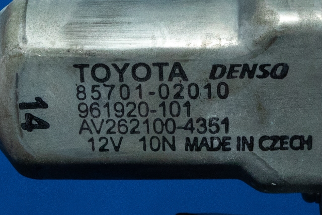 Ruteheis venstre bak til Toyota Avensis 2009-2015 (Type III, Fase 1) (DENSO|961920-101|85701-02010|)