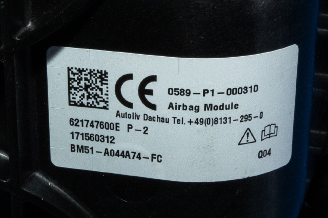Airbag passasjer til Ford Focus, electric 2012-2018 (FORD|BM51-A044A74-FC|)
