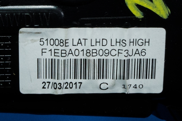 Dashbord friskluftdyse venstre til Ford Focus, electric 2012-2018