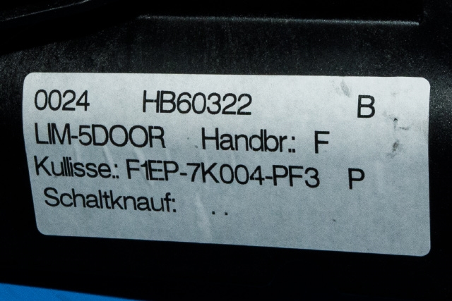 Girstang/girvelger automat til Ford Focus, electric 2012-2018 (FORD|F1EP-7K004-PF3|)