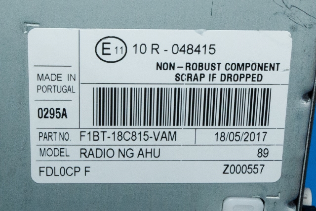 Bilstereo til Ford Focus, electric 2012-2018 (FORD|F1BT-18C815-VAM|)