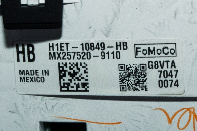 Instrumentpanel til Ford Focus, electric 2012-2018  (FORD|H1ET-10849-HB|)