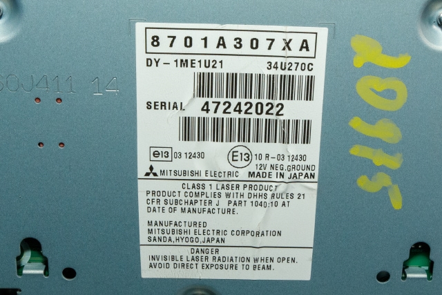 Bilstereo til Mitsubishi i-MiEV 2010-->> (MITSUBISHI|8701A307XA|)