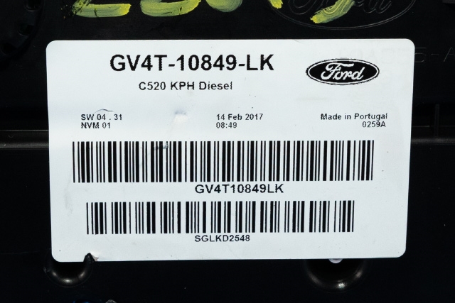 Instrumentpanel til Ford Kuga 2013-2019  (FORD|GV4T-10849-LK|)