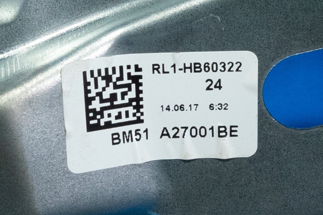 Ruteheis venstre bak til Ford Focus, electric 2012-2018 (FORD|BM51-A27001-BE|)