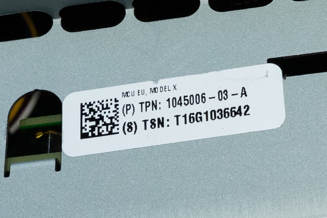 Multimedia display (MCU - Media Controller Unit) til Tesla Model X 2016-->> (TESLA|1045006-03-A|)