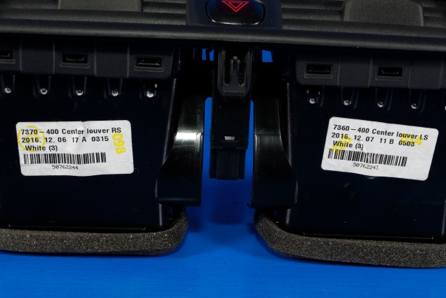 Dashbord friskluftdyse midtkonsoll til Volvo V40 2012-2019  