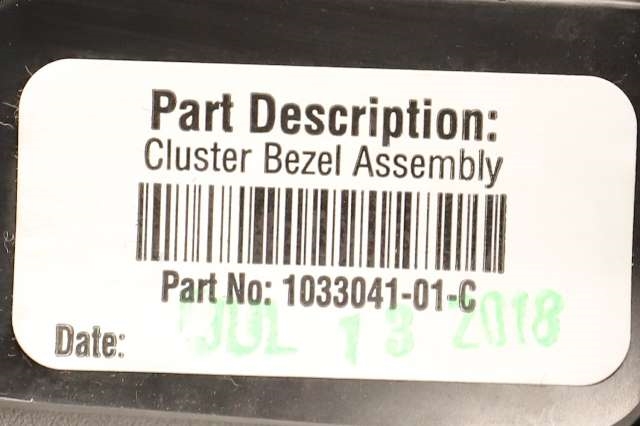 Dashbord diverse til Tesla Model S 2016-2021 (Fase 2)  (TESLA|1033041-01-C|)