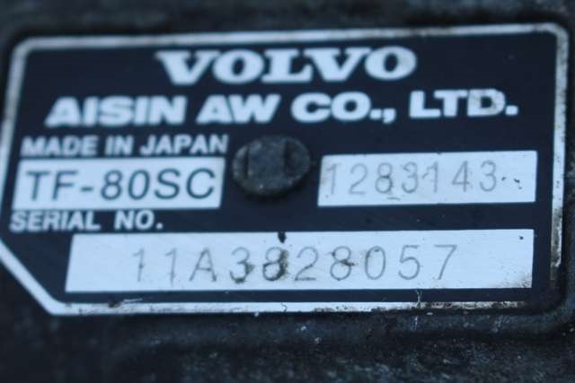 Girkasse automat til Volvo V70 2007-2013 (Type III, Fase 1) (AISIN|TF-80SC|P1283143|)