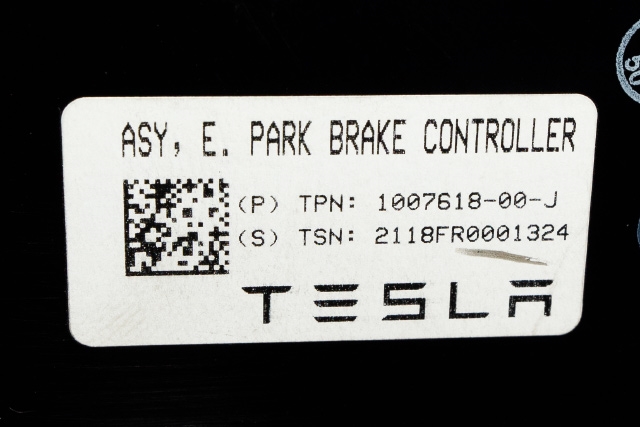Styreenhet elektrisk parkbrems (EPB - Electric Parking Brake) til Tesla Model S 2016-2021 (Fase 2)  (TESLA|1007618-00-J|)
