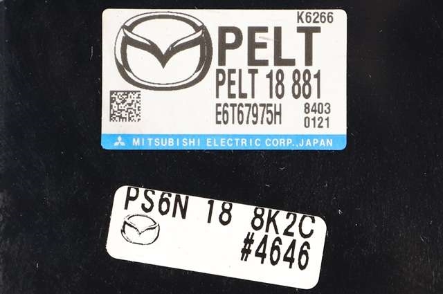 Styreenhet motor til Mazda 3 2016-2019 (Type III, Fase 2)  (MITSUBISHI|E6T67975H|PELT-18-881|)