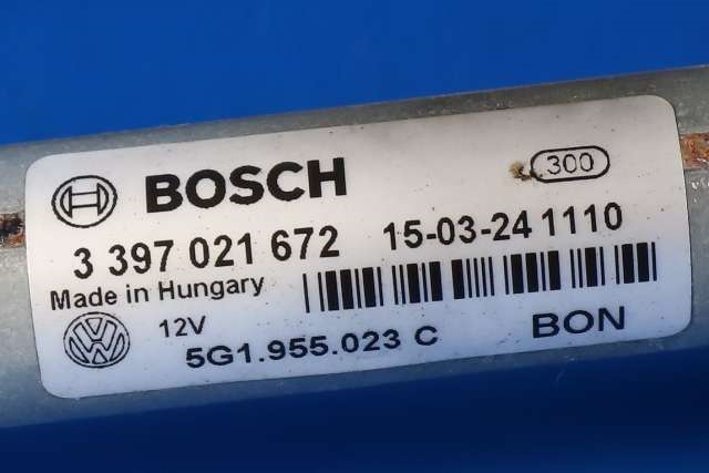 Viskermotor frontrute komplett m/overføring til VW Golf VII 2012-2017 (Fase 1) (VAG|5G1 955 023 C|)