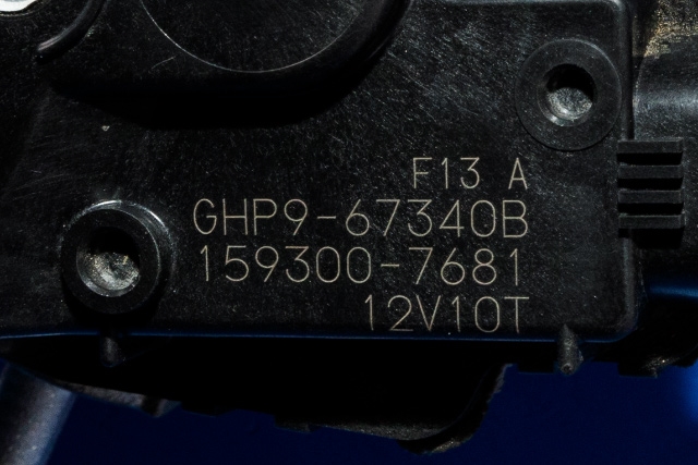 Viskermotor frontrute komplett m/overføring til Mazda 6 2015-2018 (Type III, Fase 2)  (DENSO|159300-7681|GHP9-67340B|)