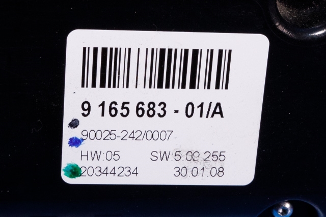 Varmeapparat betjening til BMW X6 2008-2014 (E71/E72) (E71/E72) (BMW|9 165 683|)