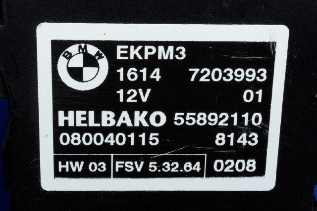Styreenhet drivstoffpumpe til BMW X6 2008-2014 (E71/E72) (E71/E72) (BMW|16.14-7 203 993|)