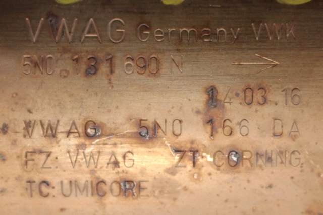 Katalysator til VW Passat 2015-2019 (Fase 1) (B8) (B8) (VAG|5N0 131 690 N|)