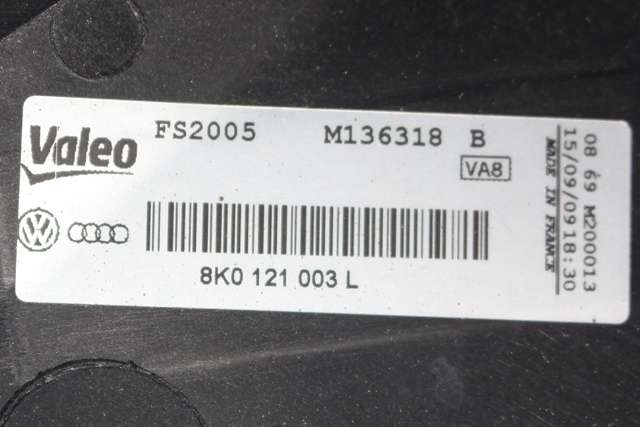 Kjølevifte til Audi A4 2007-2014 (Type IV) (B8) (B8) (VAG|8K0 121 003 L|)