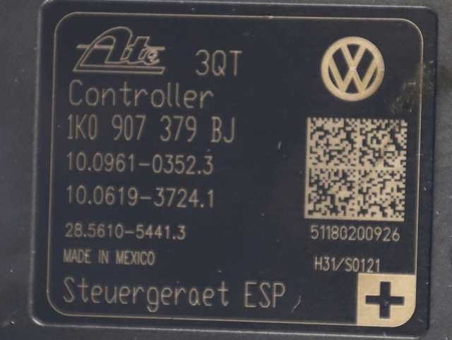 ABS sentral til VW Golf VI 2008-2012 (VAG|1K0 614 517 DG|1K0 907 379 BJ|)