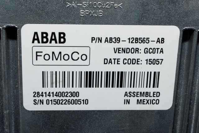 Styreenhet motor til Ford Ranger 2012-2015 (FORD|AB39-12B565-AB|)