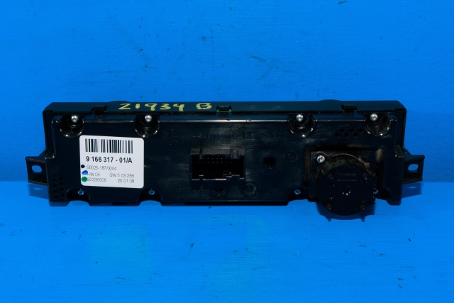 Varmeapparat betjening bak til BMW X6 2008-2014 (E71/E72) (E71/E72) (BMW|9 166 317|)