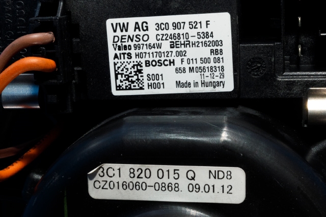 Varmeapparat motor til Škoda Yeti 2009-2013 (Fase 1)  (VAG|3C1 820 015 Q|)