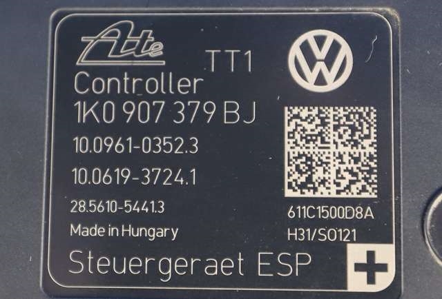 ABS sentral til Škoda Yeti 2009-2013 (Fase 1)  (VAG|1K0 614 517 DM|)