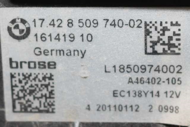 Kjølevifte til BMW 5-Serie 2010-2017 (F10/F11) (F10/F11) (BMW|17.42-8 507 740|)