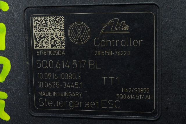 ABS sentral til VW e-Golf 2017-2020 (Fase 2)  (VAG|5Q0 614 517 BL|)