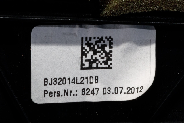 Dashbord friskluftdyse midtkonsoll til Land Rover Range Rover, Evoque 2011-2019 (Type I) (LAND ROVER|BJ32-014L21-DB|)