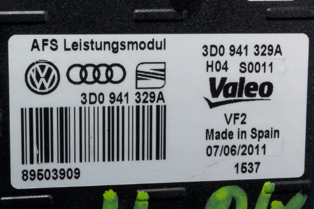 Styreenhet lys (LCM - Light Control Module) til VW Passat 2011-2015 (B7) (B7) (VAG|3D0 941 329 A|)