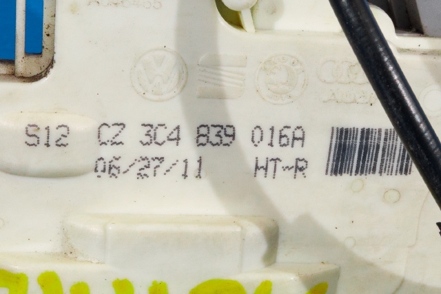 Låsekasse høyre bak til VW Passat 2011-2015 (B7) (B7) (VAG|3C4 839 016 A|)