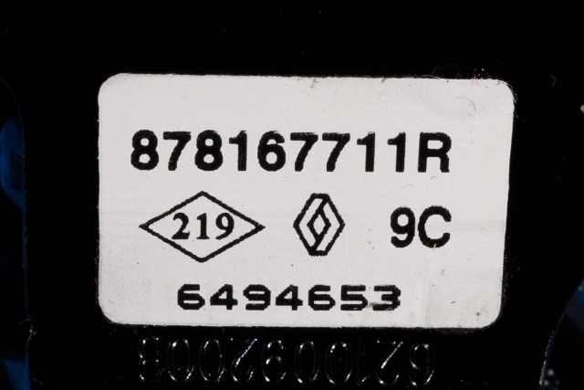 Sikkerhetsbeltelås baksete til Renault Clio 2016-2019 (Type IV, Fase 2)  (RENAULT|8781 67711R|)