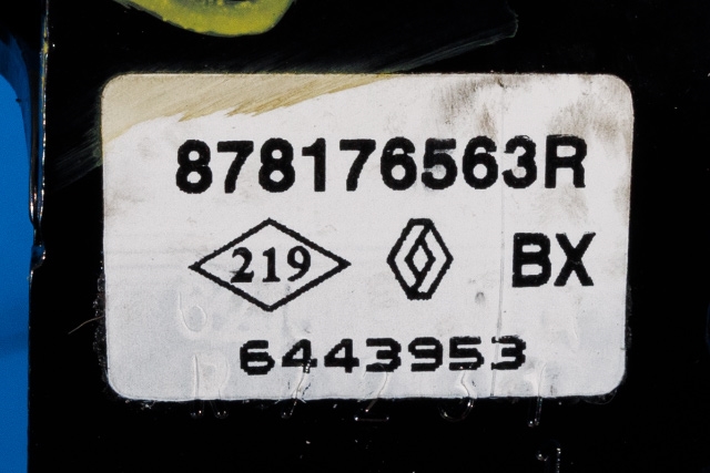 Sikkerhetsbeltelås baksete til Renault Clio 2016-2019 (Type IV, Fase 2)  (RENAULT|8781 76563R|)