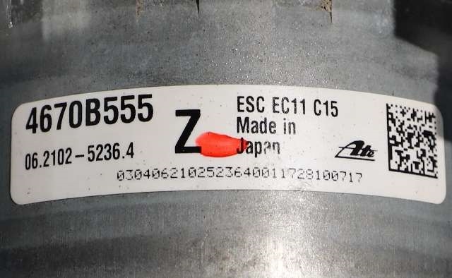 ABS sentral til Mitsubishi Outlander 2015-->> (Type III, Fase 2)  (MITSUBISHI|4670B555|)