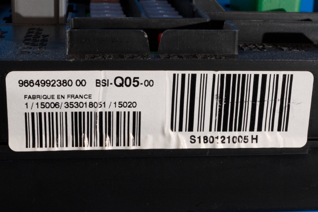 Styreenhet diverse til Peugeot 508 2014-2018 (Type I, Fase 2) (PEUGEOT|96 649923 80|)