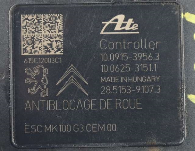 ABS sentral til Peugeot 208 2012-2019 (Type I)  (PEUGEOT|98 144827 80|)