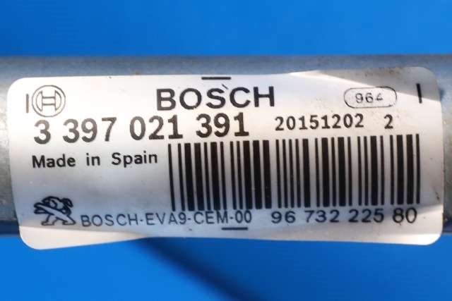 Viskermotor frontrute komplett m/overføring til Peugeot 208 2012-2019 (Type I)  (PEUGEOT|96 732225 80|)