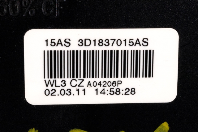 Låsekasse venstre foran til VW Caddy 2010-2015 (Type III, Fase 2) (VAG|3D1 837 015 AS|)