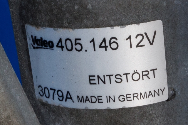 Viskermotor frontrute komplett m/overføring til Mercedes Sprinter 2006-2013 (Fase 1) (906) (906) (VALEO|405.146|)
