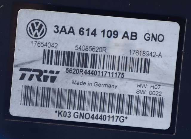 ABS sentral til VW Passat 2011-2015 (B7) (B7) (VAG|3AA 614 109 AB|)