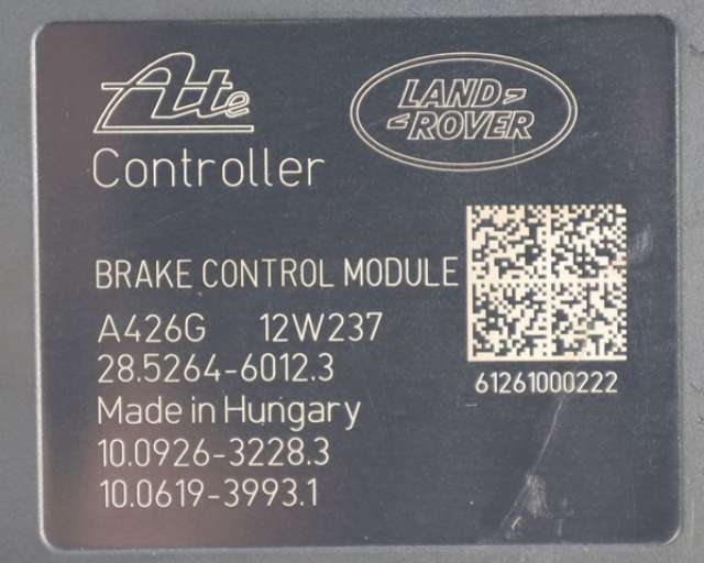 ABS sentral til Land Rover Range Rover, Evoque 2011-2019 (Type I)  (LAND ROVER|BJ32-2C405-AG|)
