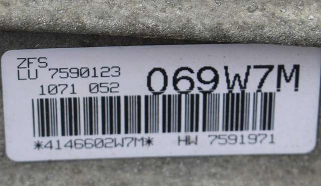 Girkasse 4WD komplett automat til BMW X1 2009-2015 (E84) (E84) (ZF|1071 052 069W7M|7 590 123. MED FORDELINGSKASSE|)