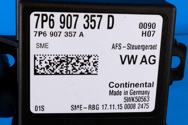 Styreenhet lys (LCM - Light Control Module) til Audi A3 2012-2016 (Type III, Fase 1) (VAG|7P6 907 357 D|)