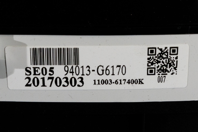Instrumentpanel til Kia Picanto 2017-->> (Type III)  (KIA|94013-G6170|)
