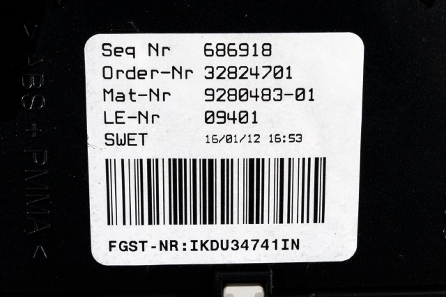 Instrumentpanel til BMW 5-Serie 2010-2017 (F10/F11) (F10/F11) (BMW|9 280 483|)