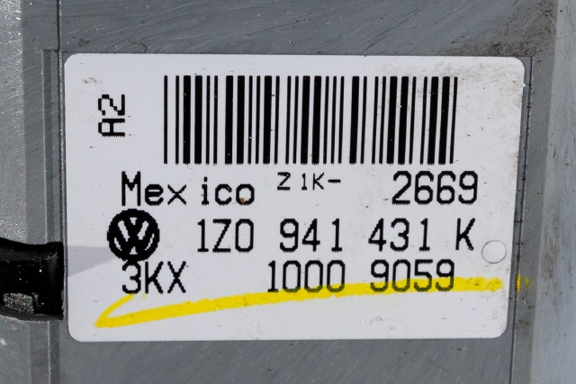 Bryter lys til Škoda Octavia 2009-2013 (Type II, Fase 2) (VAG|1Z0 941 431 K|)