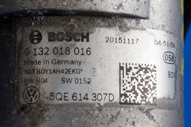 Motorrom diverse til Audi A3 2012-2016 (Type III, Fase 1) (BOSCH|0 132 018 016|5QE 614 307 D.|)