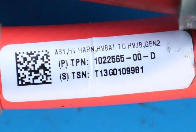 Kabel høy volt (HV) elbil til Tesla Model S 2013-2016 (Fase 1) (TESLA|1022565-00-D|)