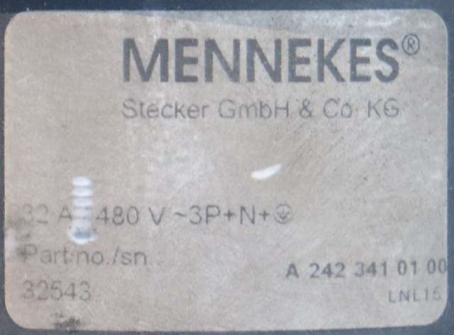 Batterilader inntak/luke til Mercedes B-Klasse, electric drive 2014-2018 (W242) (W242) (MERCEDES|A 242 341 01 00|)